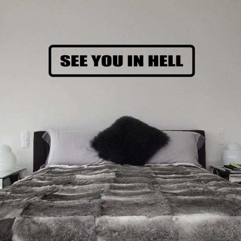 Image of See you in hell Decal