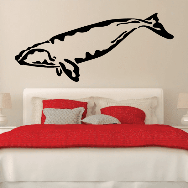 Image of Serene Humpback Whale Decal