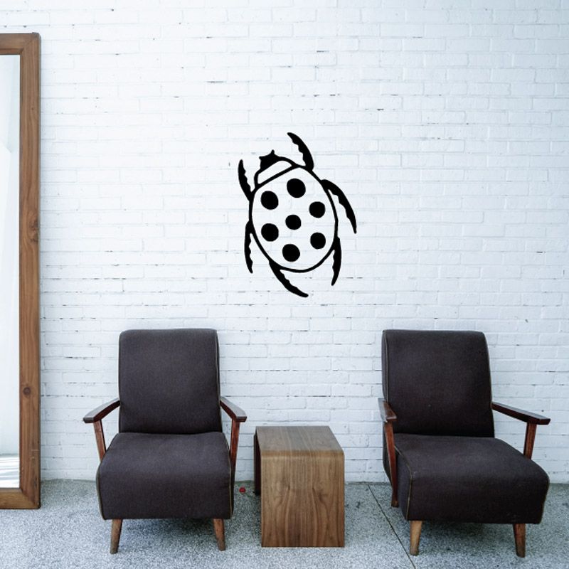 Image of Seven Dotted Ladybug Decal