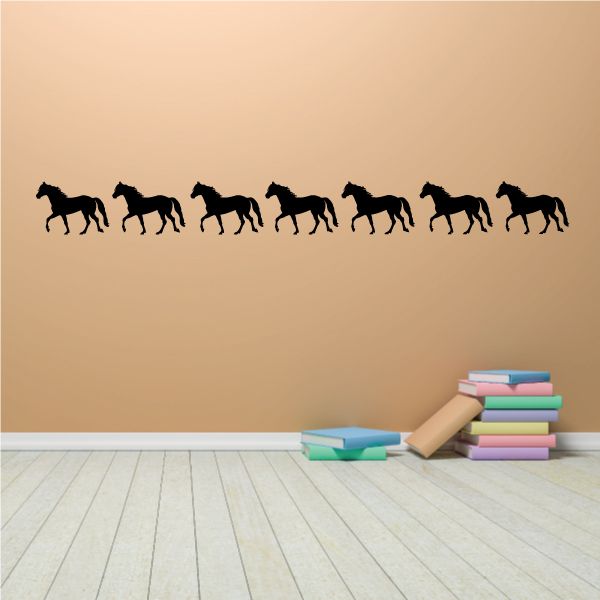 Image of Seven Horses Decal