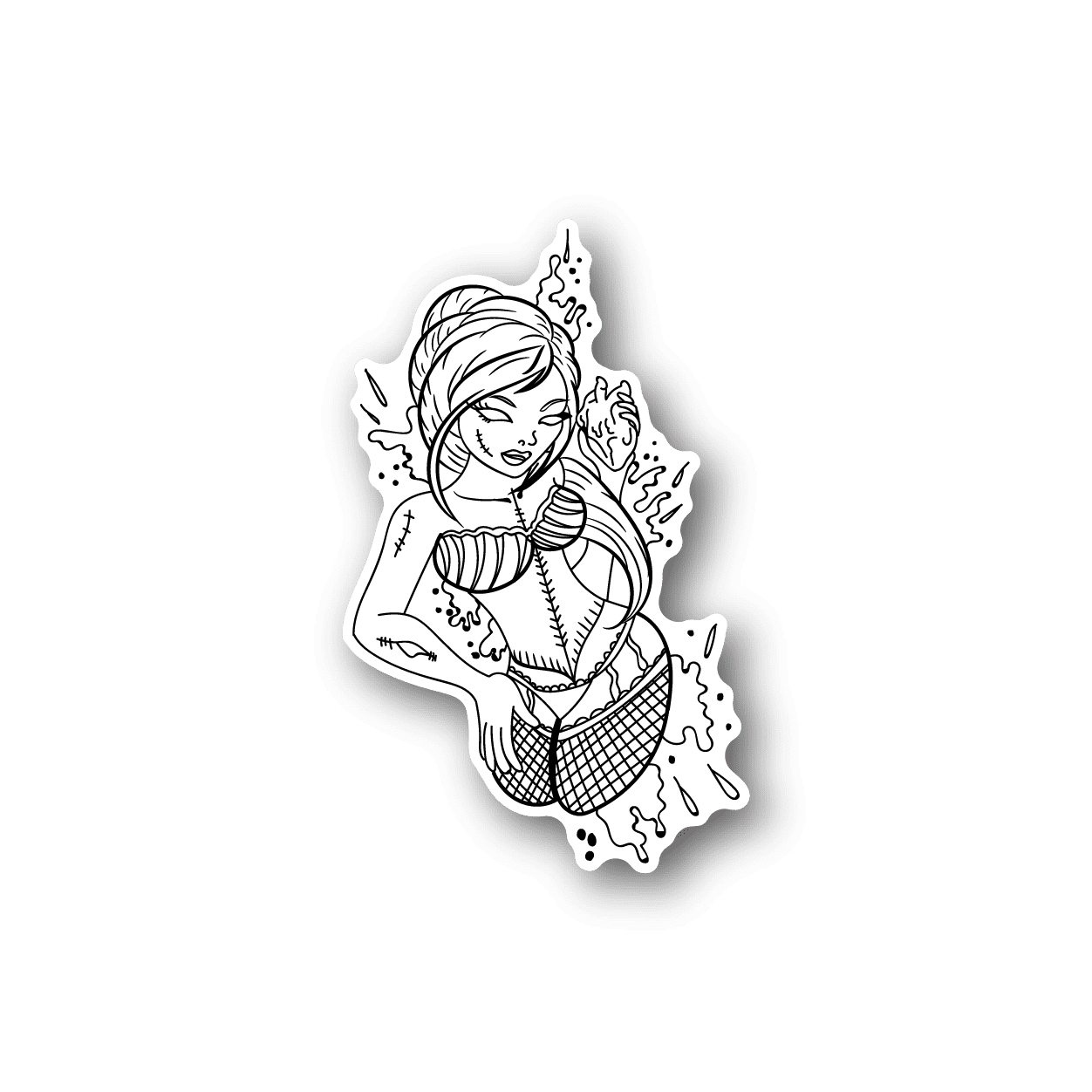 Image of Sexy Mermaid Sticker