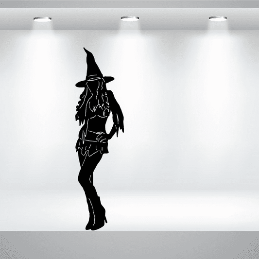 Image of Sexy Witch Flirting Pose Decal