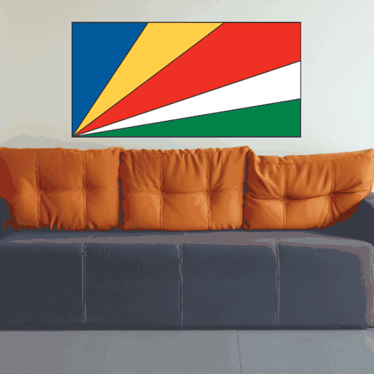 Image of Seychelles Flag Sticker 