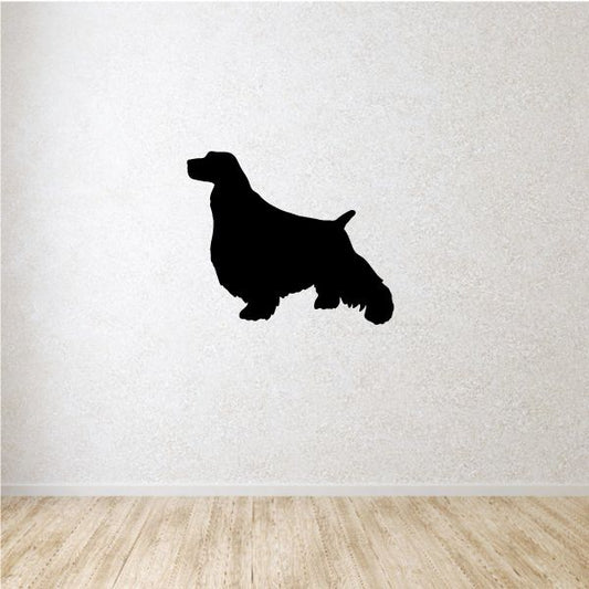 Image of Shaggy English Springer Spaniel Decal