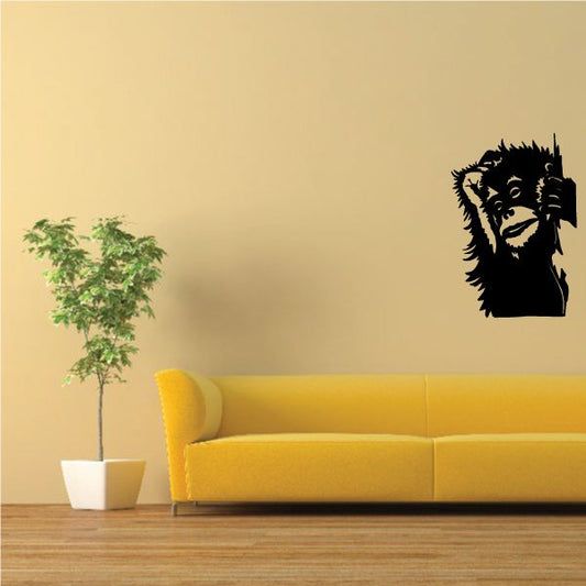 Image of Shaggy Hair Monkey Decal