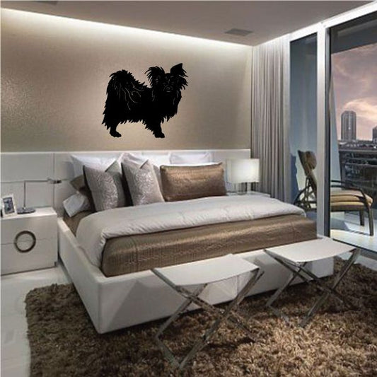 Image of Shaggy Papillon Decal