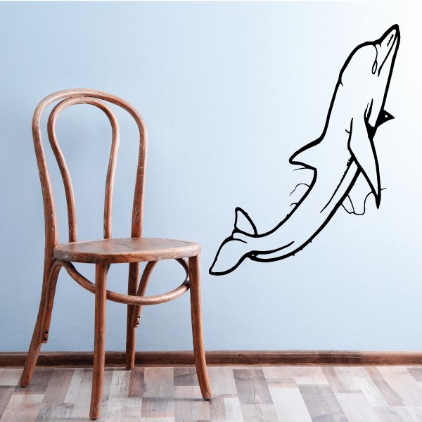 Image of Shallow Depths Dolphin Decal