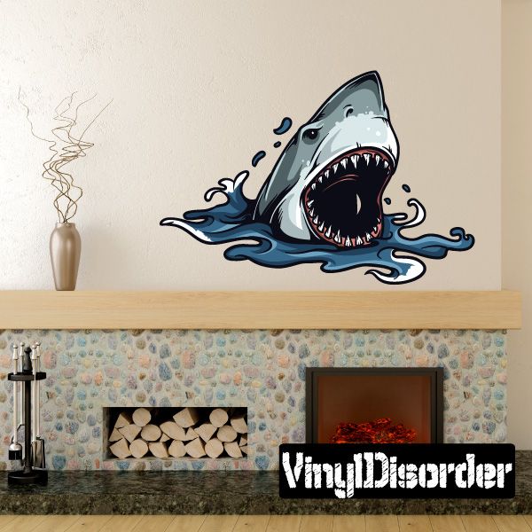 Image of Shark Attacking Sticker