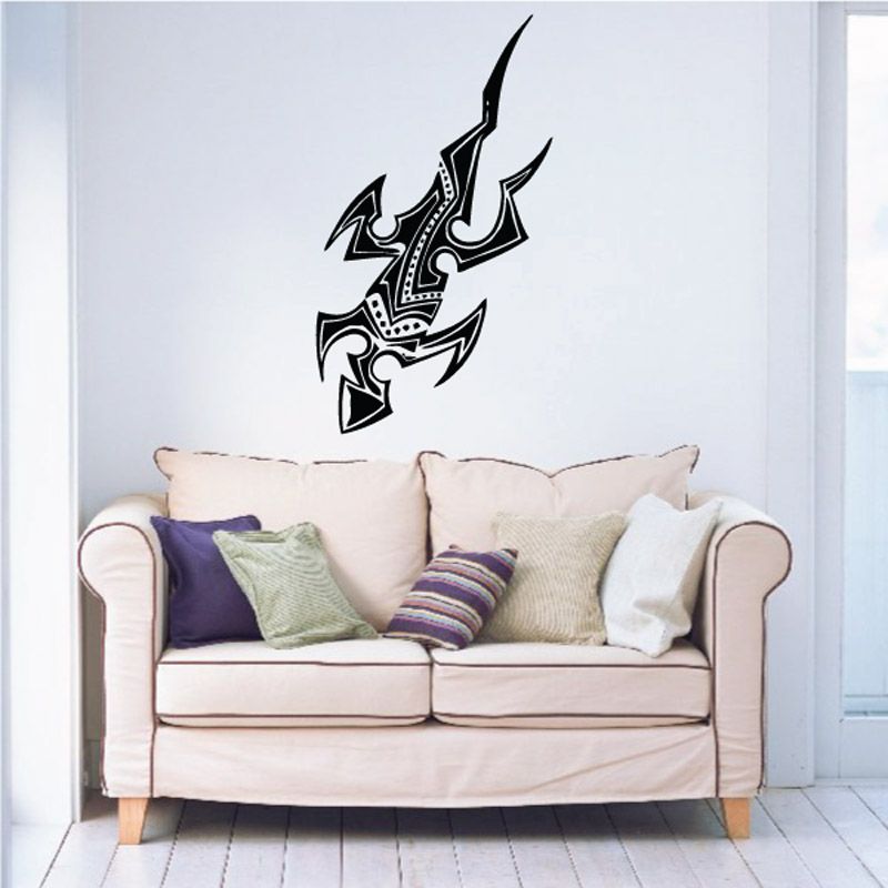 Image of Sharp Abstract Lizard Decal