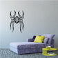 Sharp spider decal with black stylized spider graphic