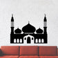 Sheikh Zayed Mosque decal with black mosque silhouette and minarets