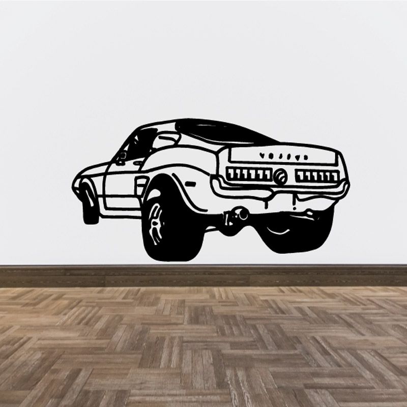 Image of Shelby Mustang Drag Car Decal