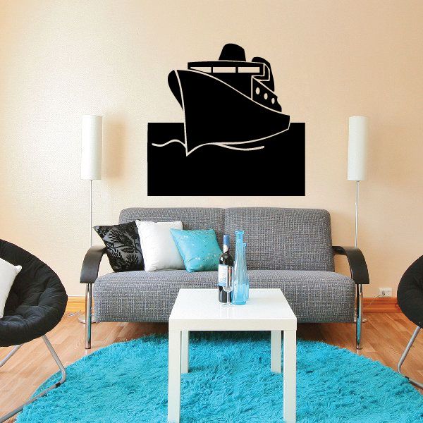 Image of Ship at Sea Decal