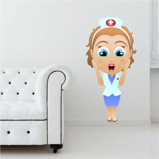 Image of Shocked Nurse Sticker