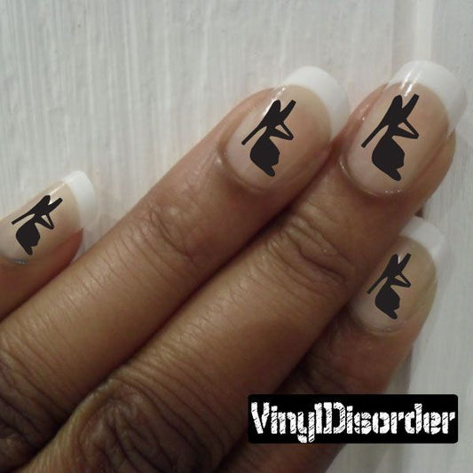 Image of Shoes KC023 Fingernail Art Sticker - Vinyl Finger Nail Decals