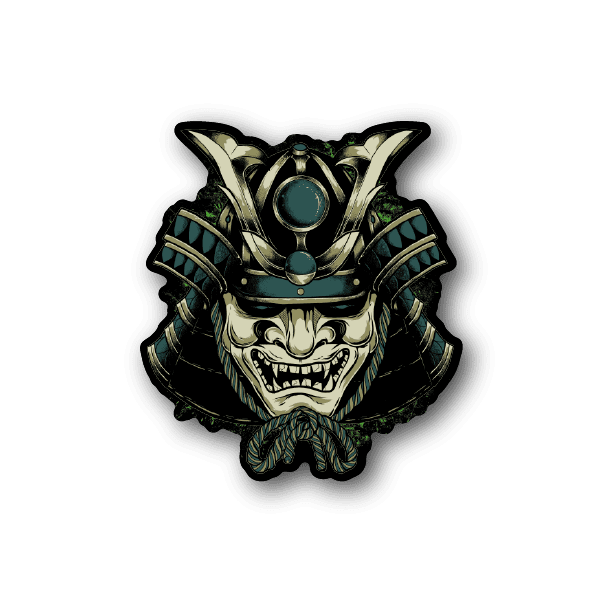 Image of Shogun Warrior Mask Sticker