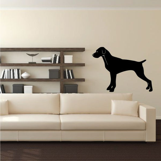 Image of Short Hair Labrador Silhouette Decal