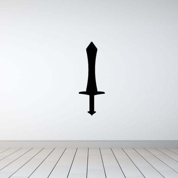 Shortsword decal featuring a black sword silhouette.