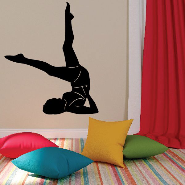 Image of Shoulder Splits Fitness Wall Decal - Vinyl Decal - Car Decal - MC012