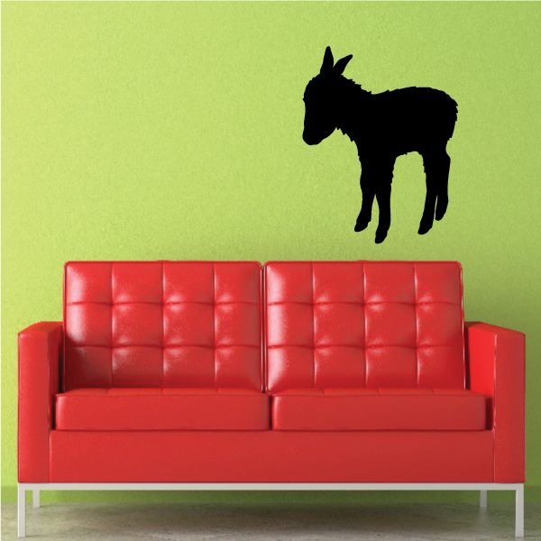 Image of Shy Donkey Foal Decal