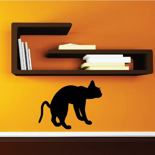 Image of Siamese Cat Hissing Decal