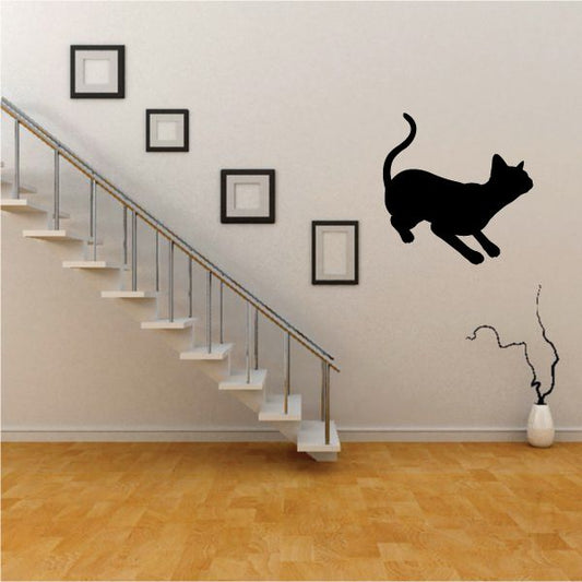 Image of Siamese Cat Lurking Decal