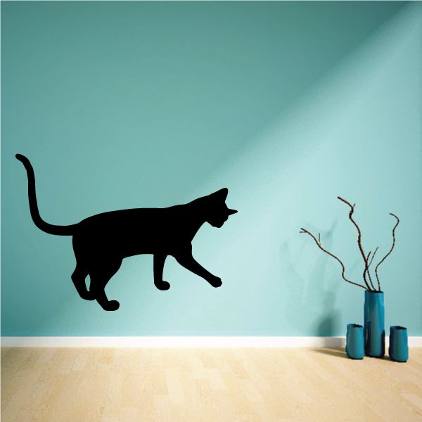 Image of Siamese Cat Playing Decal