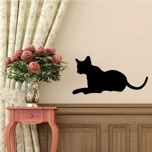 Image of Siamese Cat Relaxing Decal