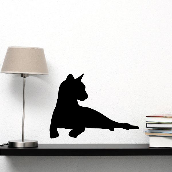 Image of Siamese Cat Resting Decal