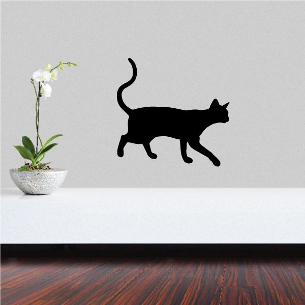 Image of Siamese Cat Walking Decal