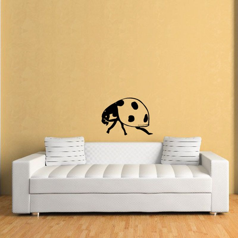 Image of Side Crawling Ladybug Decal