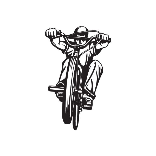 Image of Side Hop BMX Rider Decal