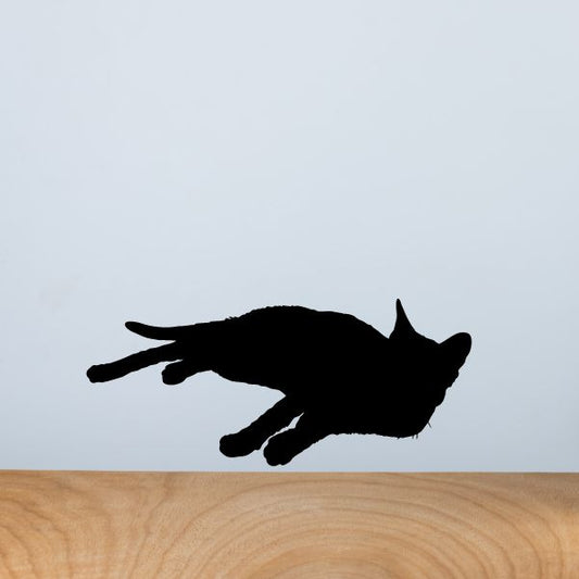 Image of Side Reclining Cat Decal