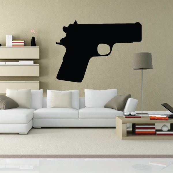 Image of Sidearm Semi-Automatic Pistol Decal