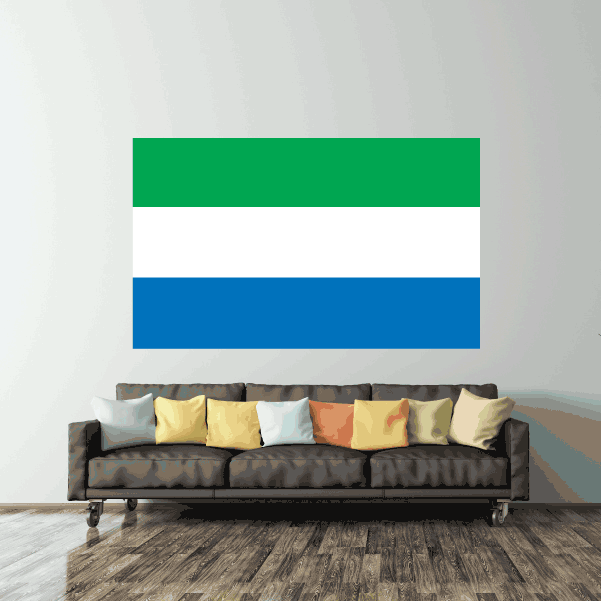 Image of Sierra leone Flag Sticker 