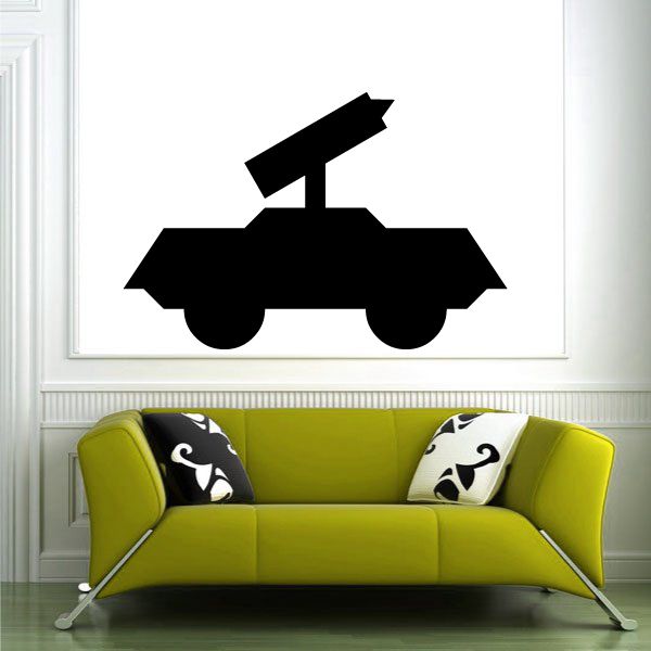 Image of Simple Anti-Air Missile Truck Decal