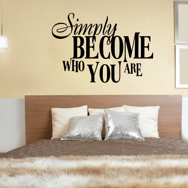 Image of Simple become who you are Decal