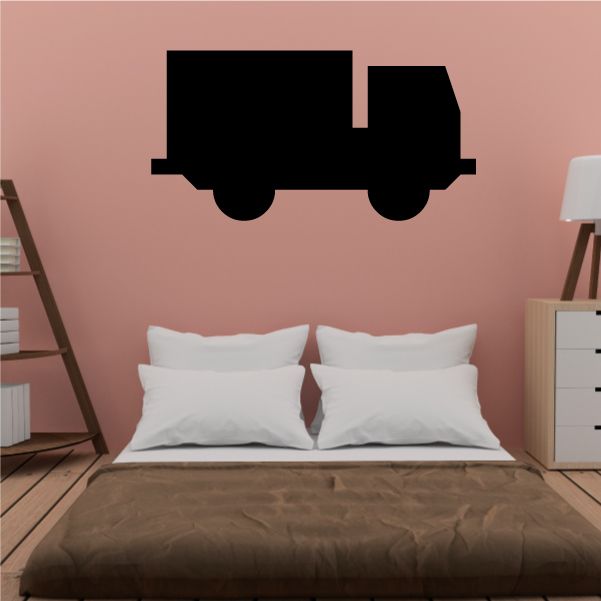 Image of Simple Box Truck Decal