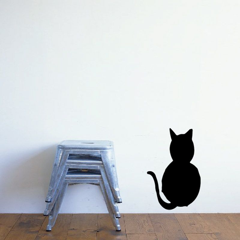 Image of Simple Cat Sitting Decal