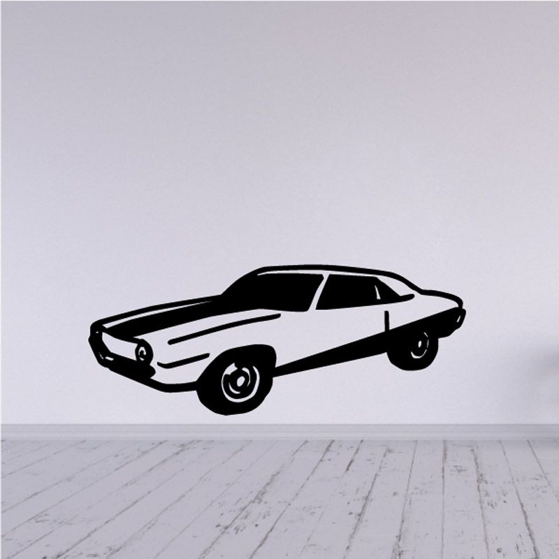 Image of Simple Chevy Muscle Car Decal