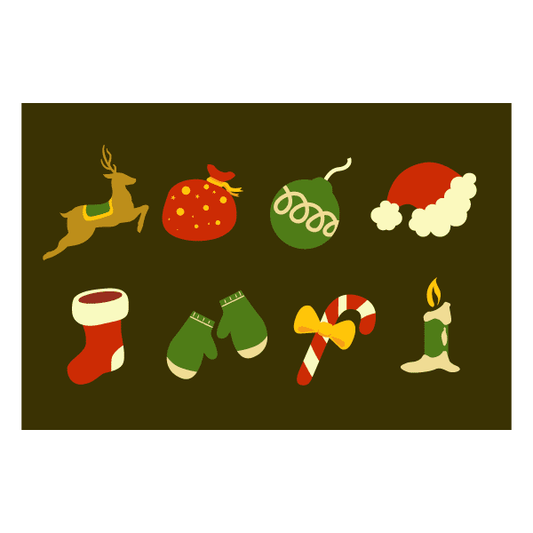 Image of Simple Christmas - Xmas Sticker Sheet