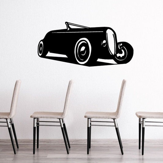 Image of Simple Classic Ford Convertable Decal