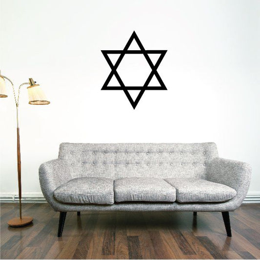 Image of Simple Hanukkah Star of David Decal