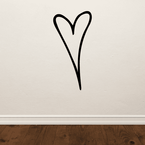 Image of Simple Heart Decals