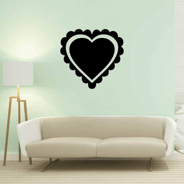 Image of Simple Heart Decals