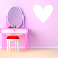 Image of Simple Heart Decals