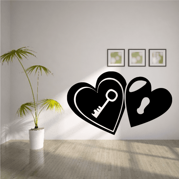 Image of Simple Heart Decals