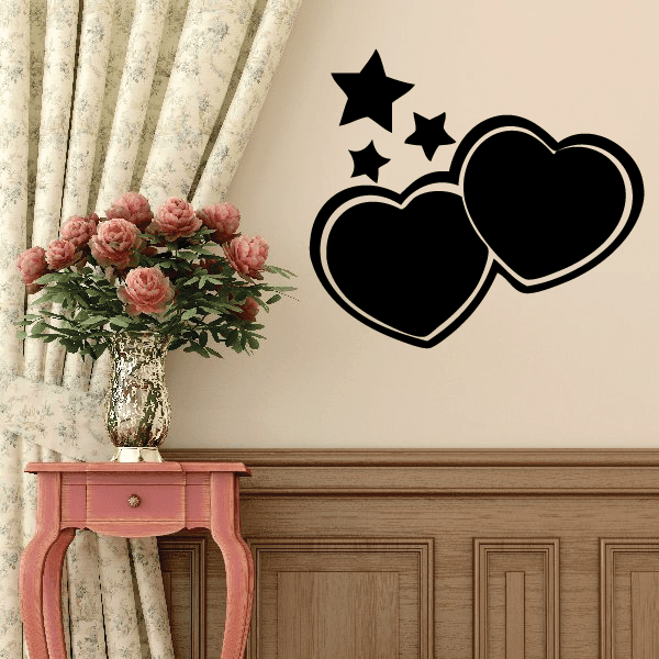 Image of Simple Heart Decals