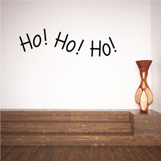 Image of Simple Ho Ho Ho Quote Decal