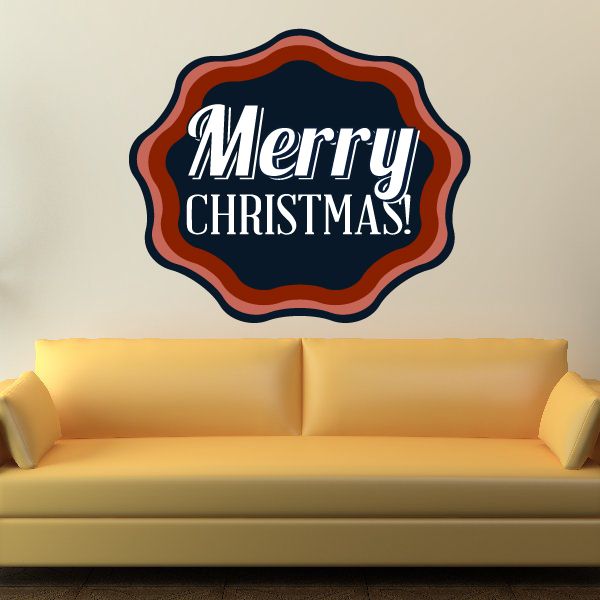 Image of Simple Merry Christmas Sticker